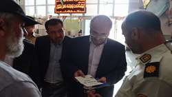 بازدید بازرس‌کل قضایی آذربایجان غربی از زیرساخت‌ها و نحوه خدمات‌رسانی به زائران اربعین حسینی در پایانه مرزی تمرچین پیرانشهر
